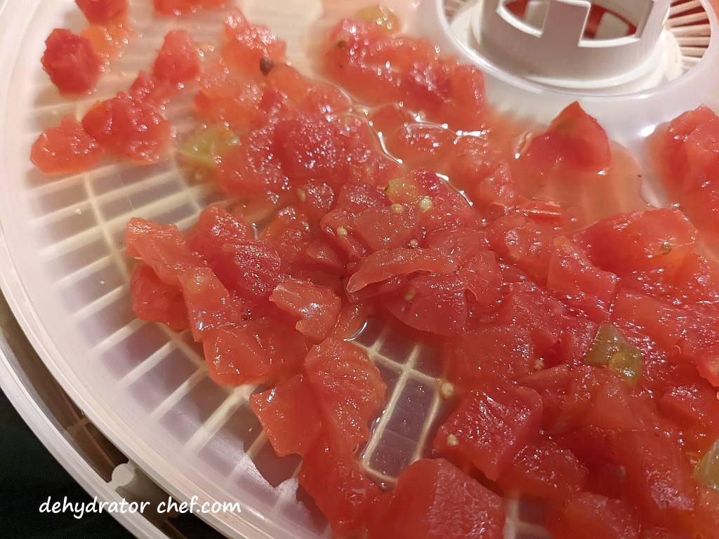 How to Dehydrate RoTel Tomatoes Dehydrating RoTel Tomatoes, A Stepby