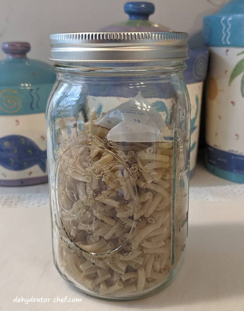 dehydrated macaroni in a jar for long term storage | | best foods to dehydrate for long term storage | dehydrating food for long term storage | dehydrated food recipes for long term storage | dehydrating meals for long term storage | food dehydrator for long term storage