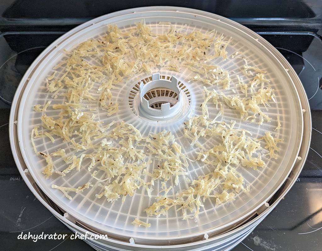 Dehydrate Frozen Hash Browns - The Purposeful Pantry