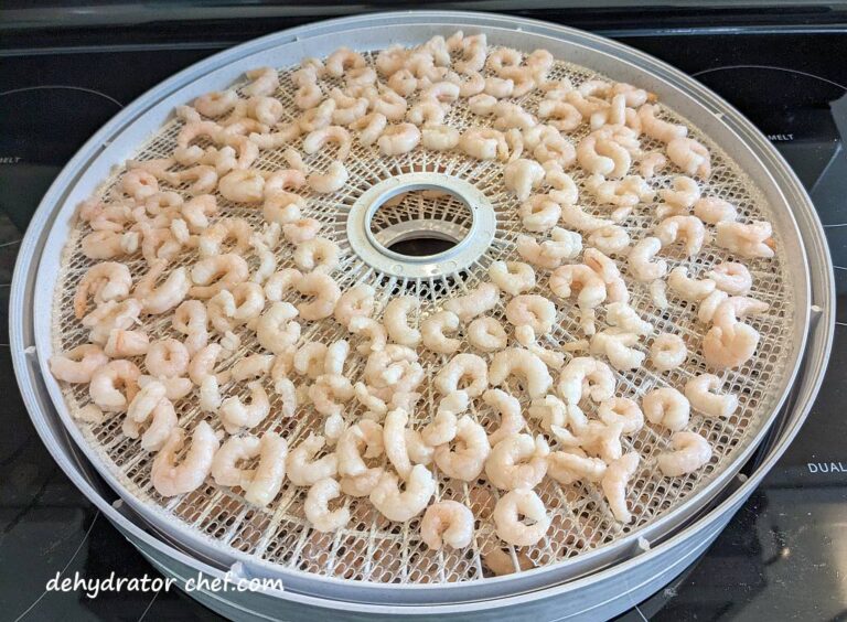 how to dehydrate shrimp