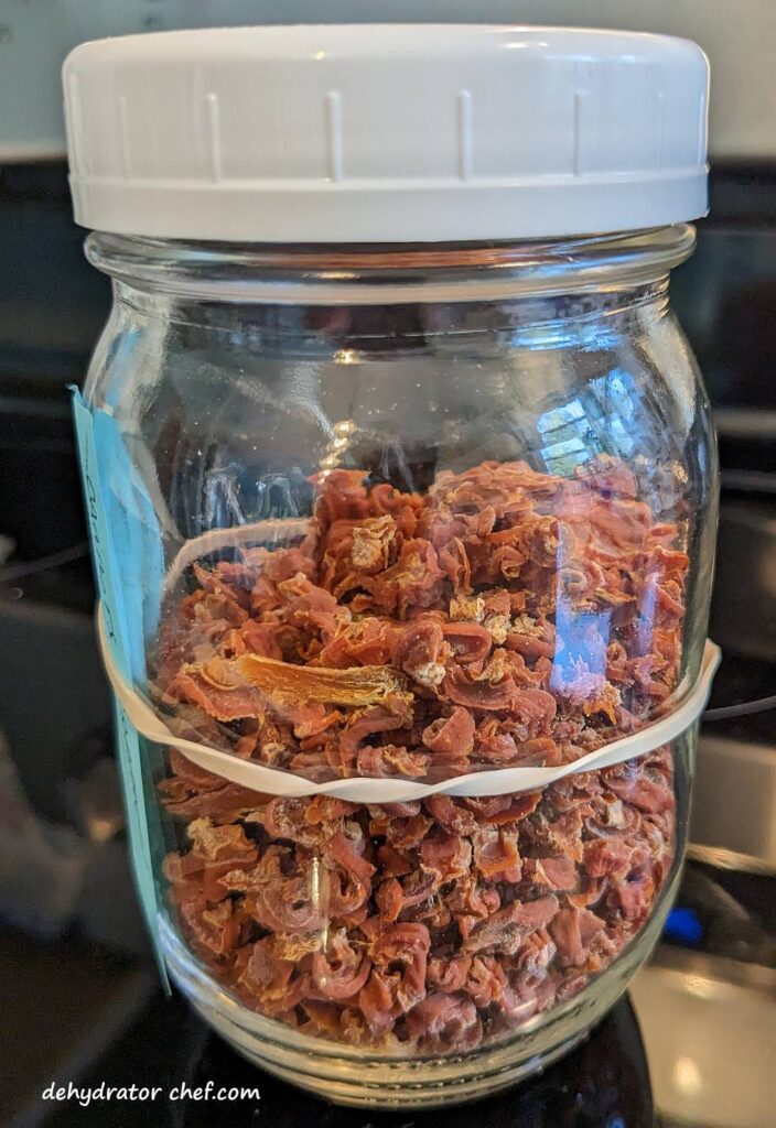 equalizing and conditioning dehydrated carrots | dehydrating canned carrots | dehydrated carrots | best foods to dehydrate for long term storage | dehydrating food for long term storage | dehydrated food recipes for long term storage | dehydrating meals for long term storage | food dehydrator for long term storage