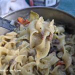 dehydrated beef stroganoff for dinner | dehydrated beef stroganoff | making dehydrated meals for camping | homemade dehydrated meal recipes | make your own dehydrated camping food | homemade dehydrated camping meals | homemade dehydrated backpacking meals