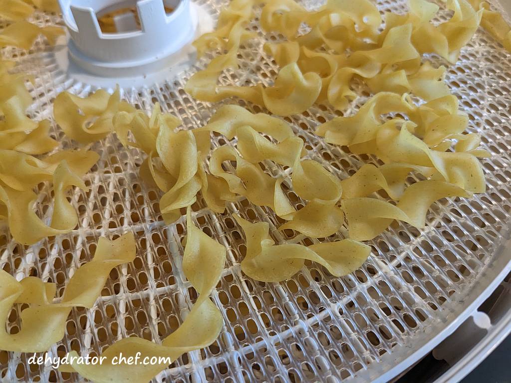 close up of dehydrated noodles | best foods to dehydrate for long term storage | dehydrating food for long term storage | dehydrated food recipes for long term storage | dehydrating meals for long term storage | food dehydrator for long term storage