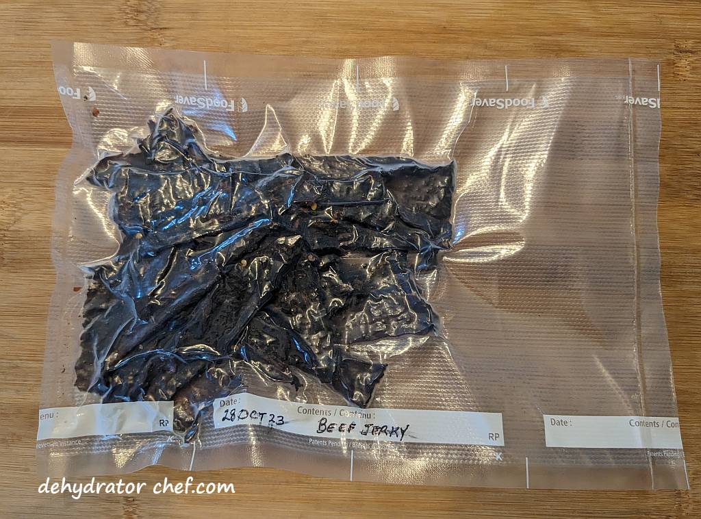 vacuumed sealed beef jerky how to make beef jerky | best foods to dehydrate for long term storage | dehydrating food for long term storage | dehydrated food recipes for long term storage | dehydrating meals for long term storage | food dehydrator for long term storage