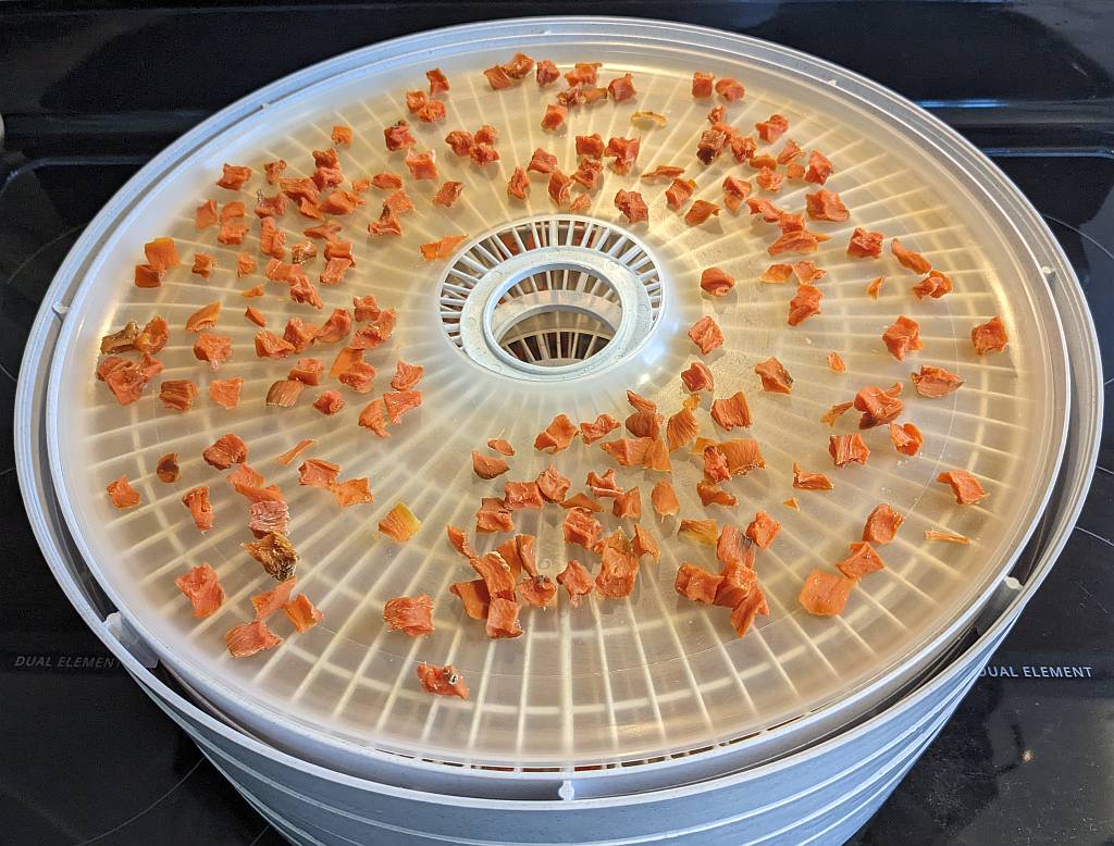 dehydrated sweet potato cubes | dehydrating sweet potatoes | dehydrated sweet potatoes | how to dehydrate sweet potatoes | best foods to dehydrate for long term storage | dehydrating food for long term storage | dehydrated food recipes for long term storage | dehydrating meals for long term storage | food dehydrator for long term storage