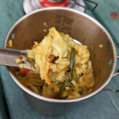 Try out this dehydrated seafood curry recipe for a flavorful, lightweight meal out in the field or on the trail. Shrimp, crab, rice, and dehydrated vegetables rehydrate easily with a spice blend of curry powder, black pepper, and optional chili flakes for a touch of heat. A drizzle of olive or avocado oil adds richness, while the dehydrated jalapeno slices bring an extra kick for those who like it spicy. This is a great option for anyone making dehydrated meals for camping or stocking up on homemade dehydrated backpacking meals.